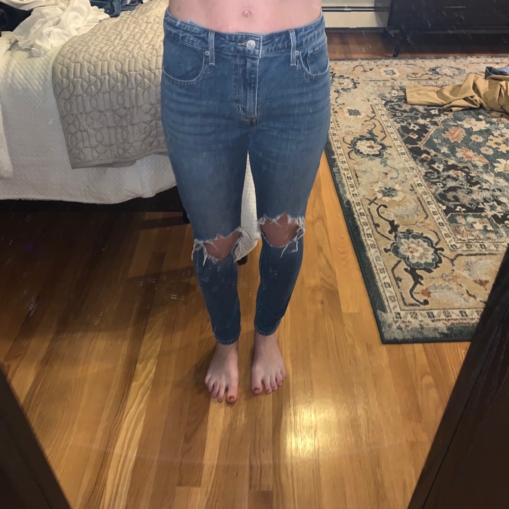 High rise skinny Levi jeans